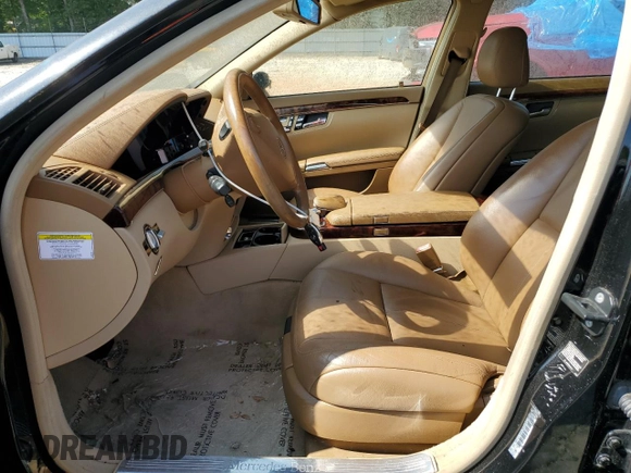2007 Mercedes-Benz S 550 with VIN WDDNG71X87A029634, listed as a Copart auction lot 66545494 with Not provided miles and Clean title. Bid and sale history available at DreamBid. Image 7.