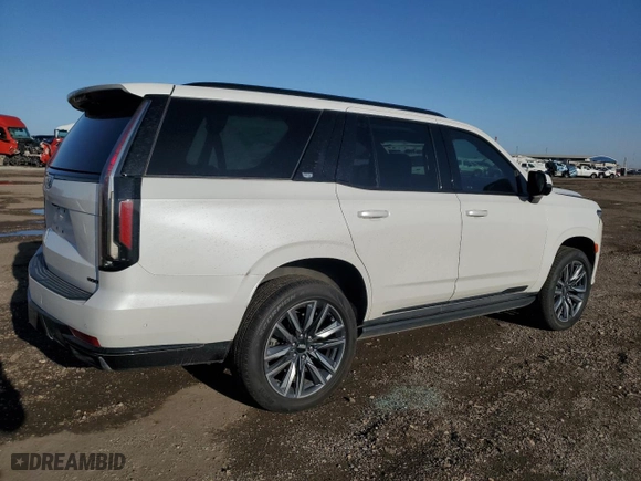 2021 Cadillac Escalade Sport Platinum with VIN 1GYS4GKL6MR370927, listed as a Copart auction lot 47528805 with 82,053 mi miles and Salvage Title. Bid and sale history available at carsss.com. Image 3.
