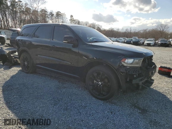 2019 Dodge Durango GT Plus with VIN 1C4RDHDG5KC806256, listed as a Copart auction lot 45959325 with 100,239 mi miles and Salvage Title. Bid and sale history available at carsss.com. Image 4.