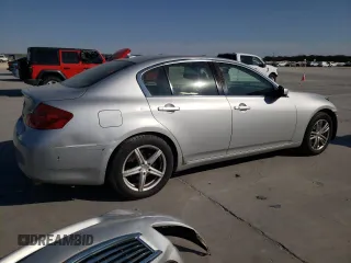 2012 Infiniti G25 Journey with VIN JN1DV6AP6CM812596, listed as a Copart auction lot 75951264 with 75,606 mi miles and Salvage Title. Bid and sale history available at carsss.com. Image 3.