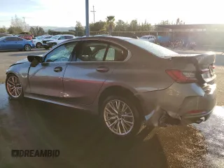 2024 BMW 3 Series 330i with VIN 3MW69FF03R8E77127, listed as a Copart auction lot 43403795 with 0 mi miles and Salvage Title. Bid and sale history available at carsss.com. Image 2.