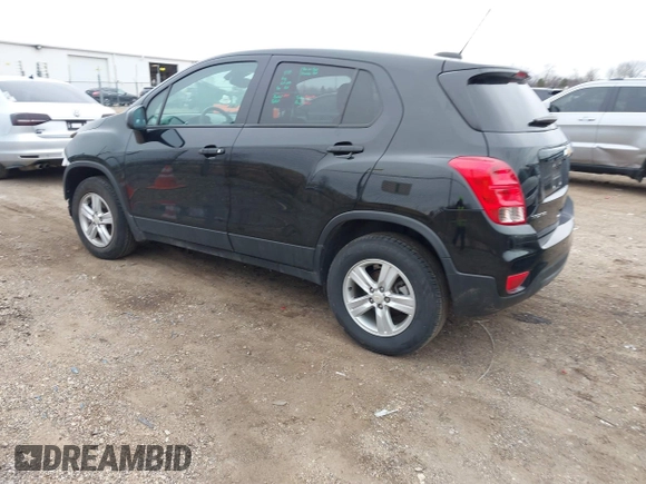 2022 Chevrolet Trax LS with VIN KL7CJNSM0NB509876, listed as a IAAI auction lot 41503835 with 12,782 mi miles. Bid and sale history available at carsss.com. Image 3.