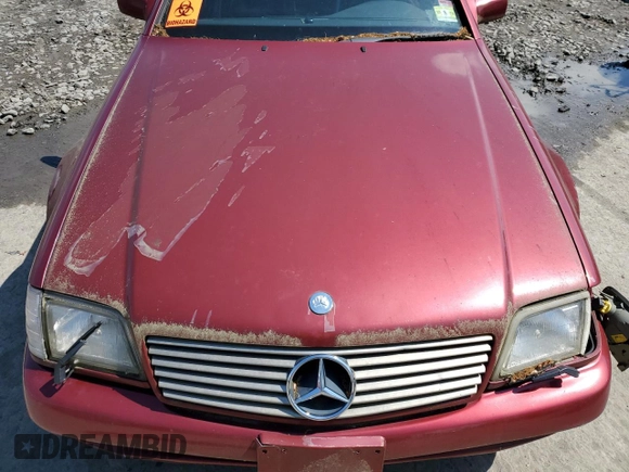 1999 Mercedes-Benz SL-Class with VIN WDBFA68F6XF173790, listed as a Copart auction lot 54833454 with 0 mi miles and Clean Title. Bid and sale history available at carsss.com. Image 11.
