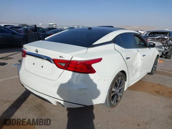 2017 Nissan Maxima SV with VIN 1N4AA6AP1HC376500, listed as a IAAI auction lot 41336794 with 46,156 mi miles and . Bid and sale history available at DreamBid. Image 4.