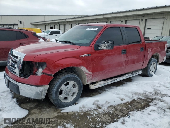 2010 Ford F-150 XL with VIN 1FTEW1C85AFD23115, listed as a Copart auction lot 45932545 with 193,965 mi miles and Salvage Title. Bid and sale history available at carsss.com. Image 1.