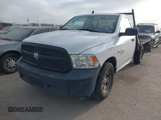 2019 Ram 1500 Classic Tradesman with VIN 3C6JR6DT0KG522330, listed as a IAAI auction lot 41789462 with 91,347 mi miles. Bid and sale history available at carsss.com. Image 2.