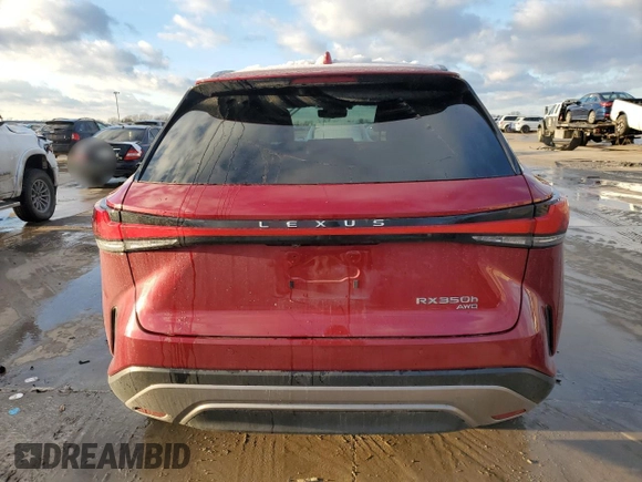 2023 Lexus RX 350h z VIN 2T2BBMCA4PC004580, wystawiony jako Copart lot #87616145 z przebiegiem 31 020 mil mil oraz Szkoda całkowita • Salvage title. Historia ofert i sprzedaży dostępna na DreamBid. Obrazek 6.