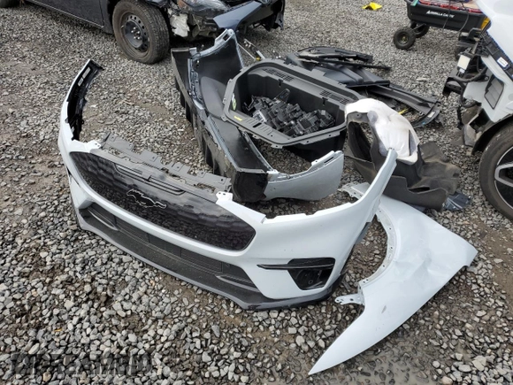 2023 Ford Mustang Mach-E GT with VIN 3FMTK4SE1PMB01672, listed as a Copart auction lot 78266234 with 9,749 mi miles and Salvage Title. Bid and sale history available at DreamBid. Image 12.