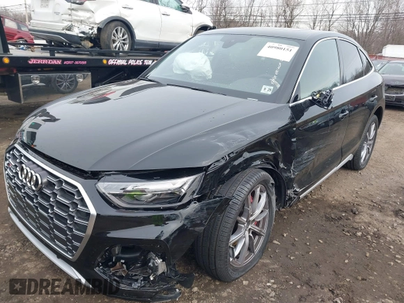 2024 Audi SQ5 Sportback Premium Plus with VIN WA124AFY6R2104522, listed as a IAAI auction lot 40980151 with 2,429 mi miles and . Bid and sale history available at DreamBid. Image 6.