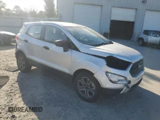 2021 Ford EcoSport S with VIN MAJ3S2FE4MC407593, listed as a Copart auction lot 47454615 with 26,309 mi miles and Salvage Title. Bid and sale history available at DreamBid. Image 4.