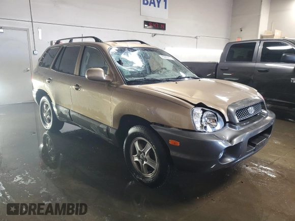 2004 Hyundai Santa Fe GLS with VIN KM8SC73D74U854386, listed as a Copart auction lot 48880465 with 79,021 mi miles and Salvage Title. Bid and sale history available at carsss.com. Image 4.