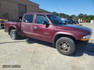 2002 Dodge Dakota SLT with VIN 1B7HL48N02S596767, listed as a Copart auction lot 44758185 with 237,644 mi miles and Clean Title. Bid and sale history available at carsss.com. Image 4.
