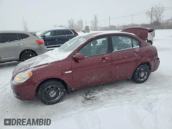 2007 Hyundai Accent GL z VIN KMHCN45C07U072761, wystawiony jako Copart lot #42321615 z przebiegiem 158 492 mil mil oraz Szkoda całkowita • Salvage title. Historia ofert i sprzedaży dostępna na DreamBid. Obrazek 1.