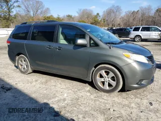 2011 Toyota Sienna LE AAS with VIN 5TDKK3DC2BS013633, listed as a Copart auction lot 88878725 with 279,557 mi miles and Salvage Title. Bid and sale history available at carsss.com. Image 4.