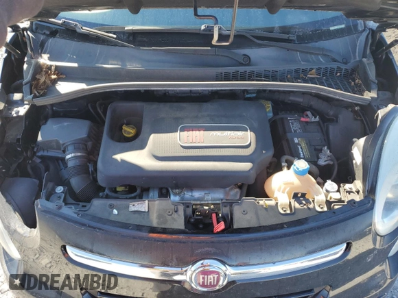 2014 FIAT 500L Easy with VIN ZFBCFABH6EZ002104, listed as a Copart auction lot 83943314 with 91,571 mi miles and Salvage Title. Bid and sale history available at DreamBid. Image 11.
