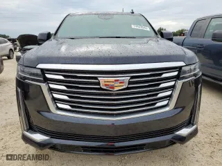 2021 Cadillac Escalade Premium Luxury Platinum with VIN 1GYS4DKL4MR182891, listed as a Copart auction lot 74943544 with 0 mi miles and Non Repairable. Bid and sale history available at carsss.com. Image 5.