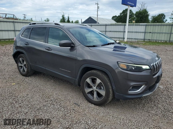 2019 Jeep Cherokee Limited with VIN 1C4PJMDX5KD282058, listed as a Copart auction lot 61359345 with 65,347 mi miles and Salvage title. Bid and sale history available at DreamBid. Image 4.