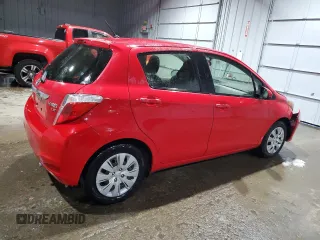 2013 Toyota Yaris L with VIN JTDKTUD36DD572006, listed as a Copart auction lot 89065915 with 75,390 mi miles and Salvage Title. Bid and sale history available at DreamBid. Image 3.