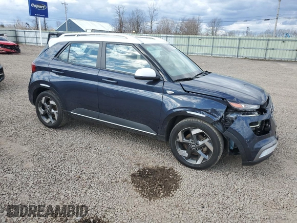 2021 Hyundai Venue SEL with VIN KMHRC8A35MU105794, listed as a Copart auction lot 52933665 with 50,009 mi miles and Salvage Title. Bid and sale history available at carsss.com. Image 4.