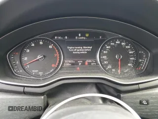 2018 Audi A4 Premium with VIN WAUDNAF41JA043225, listed as a Copart auction lot 81834734 with 107,803 mi miles and Salvage Title. Bid and sale history available at carsss.com. Image 9.
