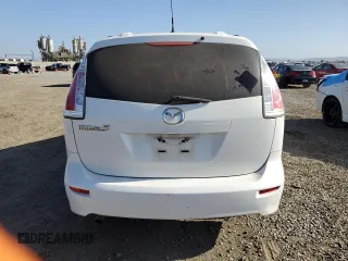 2010 Mazda 5 Sport with VIN JM1CR2WL3A0362695, listed as a Copart auction lot 54591605 with 188,534 mi miles and Salvage title. Bid and sale history available at DreamBid. Image 6.