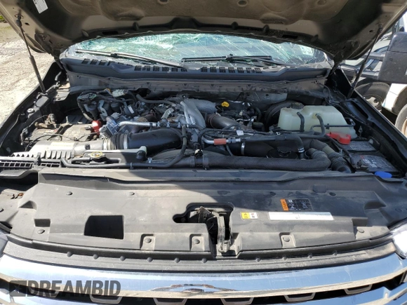 2024 Ford F-350 XL with VIN 1FT8W3BM1REC37101, listed as a Copart auction lot 56579605 with 34,858 mi miles and Salvage title. Bid and sale history available at DreamBid. Image 11.