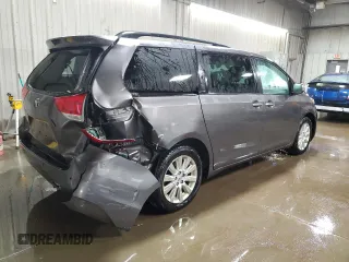 2013 Toyota Sienna XLE with VIN 5TDDK3DC7DS066193, listed as a Copart auction lot 50523625 with 154,515 mi miles and Clean Title. Bid and sale history available at DreamBid. Image 3.