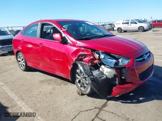 2017 Hyundai Accent SE with VIN KMHCT4AE0HU343722, listed as a IAAI auction lot 41702909 with 64,251 mi miles. Bid and sale history available at carsss.com. Image 1.