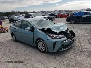 2022 Toyota Prius L Eco with VIN JTDKAMFU0N3183039, listed as a Copart auction lot 50710775 with 49,667 mi miles and Salvage Title. Bid and sale history available at DreamBid. Image 12.