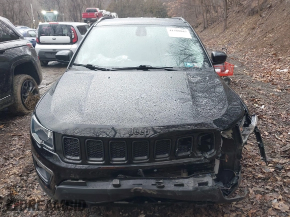 2021 Jeep Compass Freedom with VIN 3C4NJDAB4MT591792, listed as a IAAI auction lot 41580847 with 64,331 mi miles and . Bid and sale history available at carsss.com. Image 12.