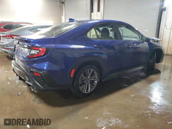 2023 Subaru WRX with VIN JF1VBAB67P8809729, listed as a Copart auction lot 51065505 with 13,023 mi miles and Salvage title. Bid and sale history available at DreamBid. Image 3.