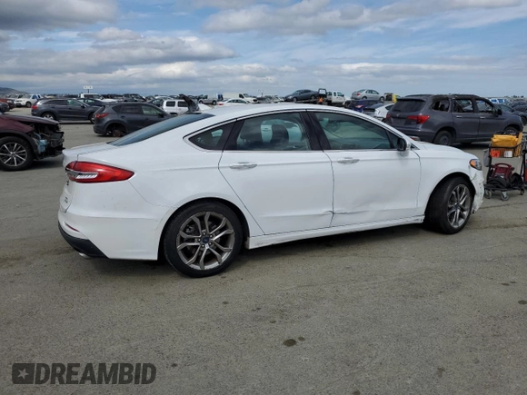 2019 Ford Fusion SEL with VIN 3FA6P0CD0KR254126, listed as a Copart auction lot 50796965 with 72,179 mi miles and Salvage Title. Bid and sale history available at carsss.com. Image 3.