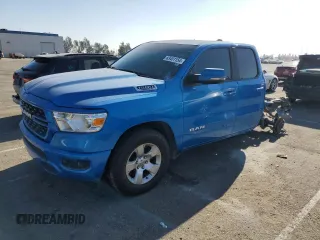 2022 Ram 1500 Lone Star with VIN 1C6RREBT6NN104852, listed as a Copart auction lot 83451154 with 113,401 mi miles and Clean title. Bid and sale history available at DreamBid. Image 1.