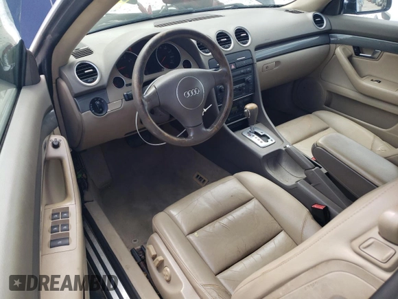 2004 Audi A4 1.8T with VIN WAUAC48H84K006973, listed as a Copart auction lot 57581245 with 118,226 mi miles and Clean title. Bid and sale history available at DreamBid. Image 8.