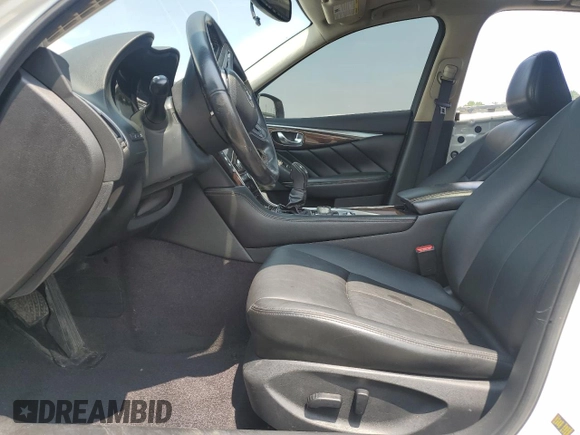 2018 Infiniti Q50 Luxe z VIN JN1EV7AP9JM363812, wystawiony jako Copart lot #59270605 z przebiegiem Nie podano mil oraz Szkoda całkowita • Salvage title. Historia ofert i sprzedaży dostępna na DreamBid. Obrazek 7.