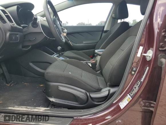 2017 Kia Forte LX with VIN 3KPFK4A79HE139487, listed as a Copart auction lot 51604035 with 62,672 mi miles and Salvage Title. Bid and sale history available at carsss.com. Image 7.