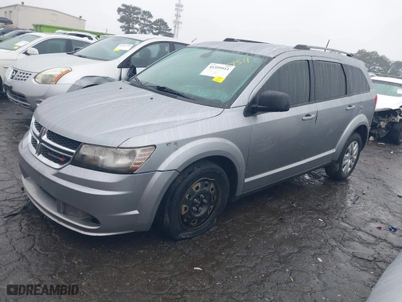 2018 Dodge Journey SE with VIN 3C4PDCAB3JT526843, listed as a IAAI auction lot 41359511 with 231,471 mi miles. Bid and sale history available at carsss.com. Image 18.