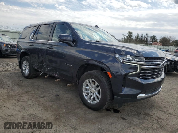 2023 Chevrolet Tahoe LT with VIN 1GNSKNKDXPR548259, listed as a Copart auction lot 53362855 with 16,035 mi miles and Salvage title. Bid and sale history available at DreamBid. Image 4.