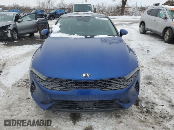2021 Kia K5 EX with VIN 5XXG34J27MG028055, listed as a Copart auction lot 43933715 with 83,989 mi miles and Salvage Title. Bid and sale history available at carsss.com. Image 5.