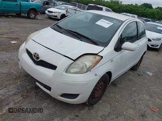 2009 Toyota Yaris with VIN JTDJT903595224746, listed as a IAAI auction lot 42217189 with 183,363 mi miles. Bid and sale history available at carsss.com. Image 2.