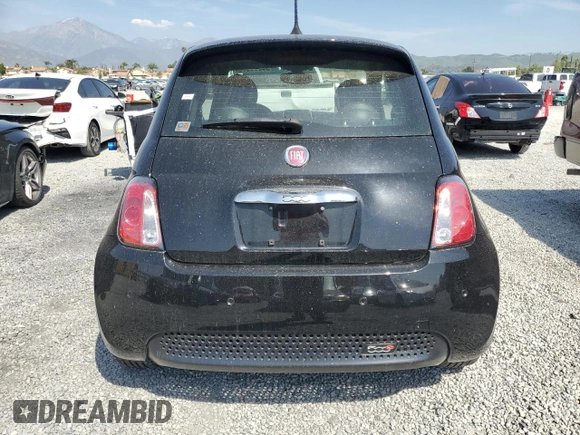 2016 FIAT 500e with VIN 3C3CFFGE2GT170300, listed as a Copart auction lot 54011115 with 28,674 mi miles and Clean Title. Bid and sale history available at carsss.com. Image 6.