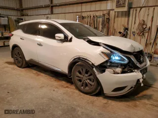 2018 Nissan Murano Platinum with VIN 5N1AZ2MG2JN164847, listed as a Copart auction lot 85445564 with 91,023 mi miles and Salvage Title. Bid and sale history available at carsss.com. Image 4.