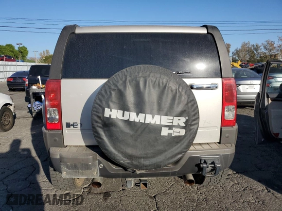 2007 Hummer H3 SUV with VIN 5GTDN13E978254231, listed as a Copart auction lot 84193954 with 129,926 mi miles and Salvage Title. Bid and sale history available at carsss.com. Image 6.