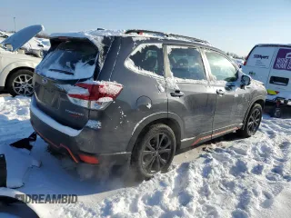 2023 Subaru Forester Sport with VIN JF2SKAGC2PH417450, listed as a Copart auction lot 44503355 with 37,931 mi miles and Salvage Title. Bid and sale history available at carsss.com. Image 3.