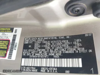 2007 Toyota Tundra SR5 with VIN 5TFRV54197X031872, listed as a IAAI auction lot 41593418 with 246,426 mi miles. Bid and sale history available at carsss.com. Image 9.