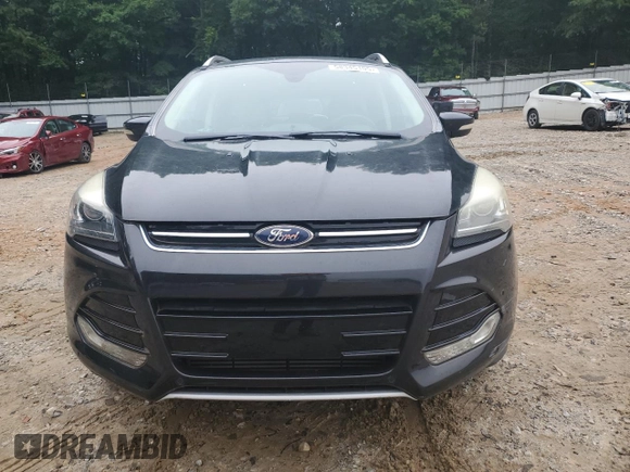 2015 Ford Escape Titanium with VIN 1FMCU0J96FUC00683, listed as a Copart auction lot 58345105 with 61,031 mi miles and Salvage title. Bid and sale history available at DreamBid. Image 5.