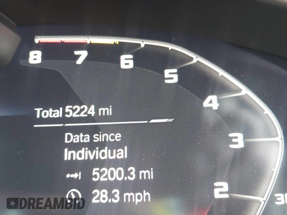2024 BMW X3 M with VIN 5YM13EC07R9V73692, listed as a IAAI auction lot 41944954 with 5,224 mi miles and . Bid and sale history available at DreamBid. Image 15.