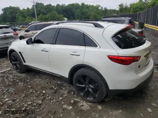 2017 Infiniti QX70 with VIN JN8CS1MUXHM144335, listed as a Copart auction lot 56918414 with 69,592 mi miles. Bid and sale history available at carsss.com. Image 2.
