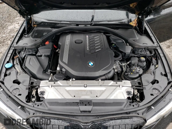 2020 BMW 3 Series M340i xDrive with VIN WBA5U9C01LFH10388, listed as a Copart auction lot 43250155 with Not Provided miles and Salvage Title. Bid and sale history available at DreamBid. Image 11.