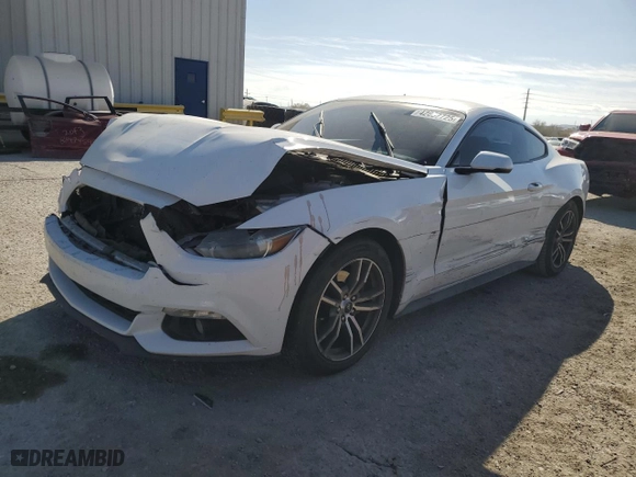 2016 Ford Mustang EcoBoost with VIN 1FA6P8THXG5221324, listed as a Copart auction lot 42857725 with 0 mi miles and Salvage Title. Bid and sale history available at carsss.com. Image 1.